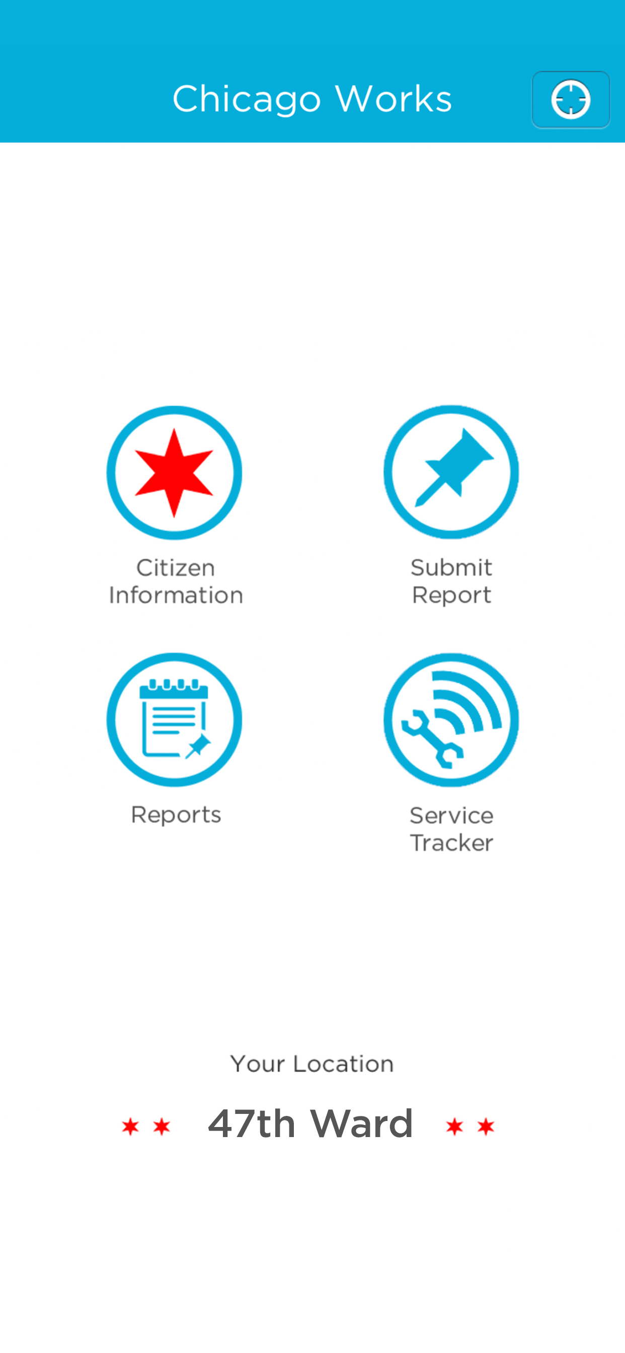 Chicago Works home screen